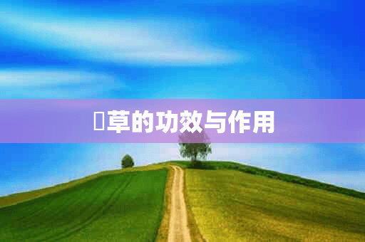 葎草的功效与作用